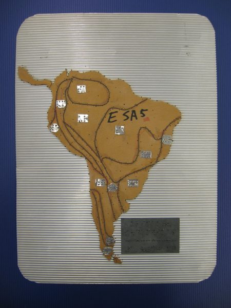 Klimakarte Südameriks 1 : 30 Mio.
